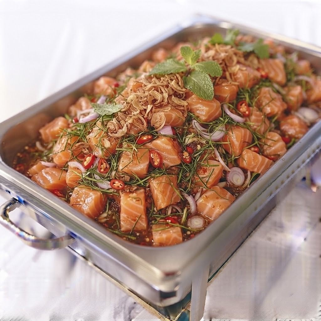 Salmon Spicy Salad